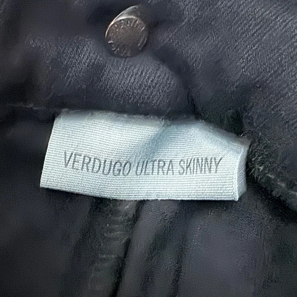 Paige Verdugo Ultra Skinny Maternity Jeans Black Side Elastic Size 30 Stretch